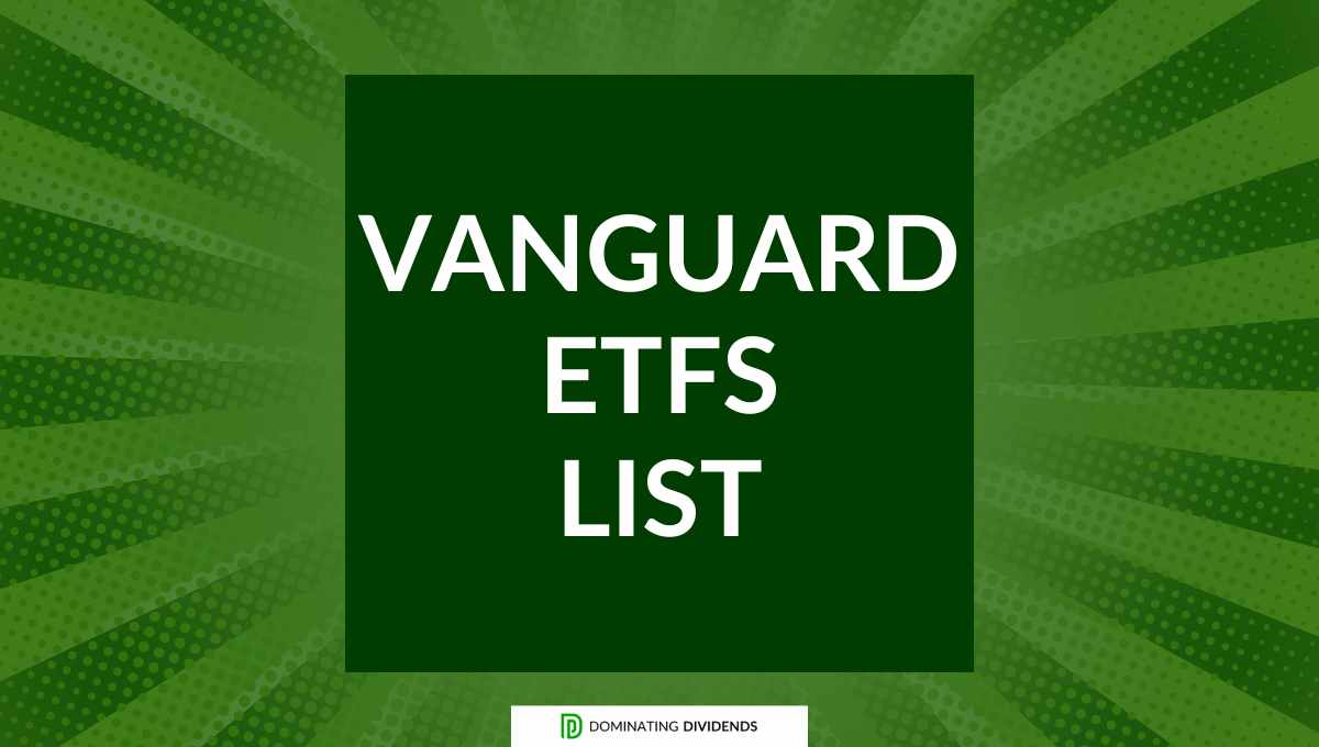 List of 84 Vanguard ETFs